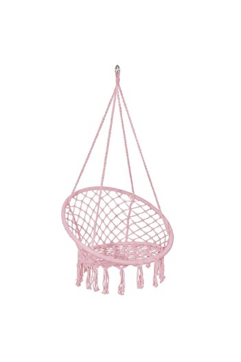 Springos Brazilian Hammock Chair, Springos, Pink, Max 150kg, 79x80x120 cm