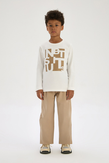 Nebbati Boy Ecru Tshirt