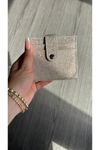 yako Shine Silvery Women's Wallet & Card Holder – Multi-Compartment, Stylish and Convenient