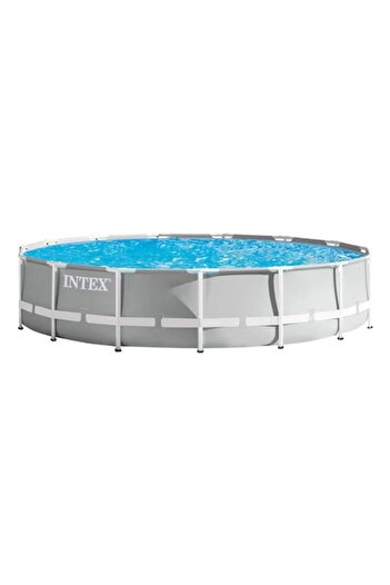 Intex Round Pool with Metal Frame Prism Frame Premium 26724NP, D457xH107 cm