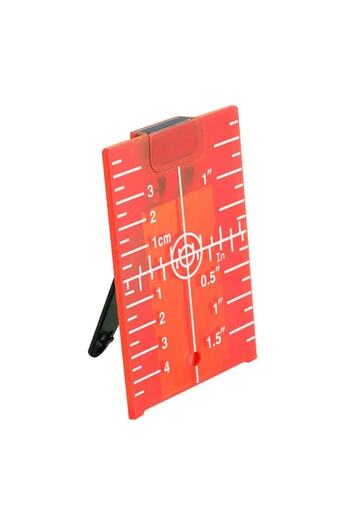 NEO Placa, tinta, pentru nivele laser, plastic, rosu,