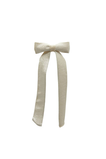 BraziPremium By OLLMA Velvet Christmas tree decoration, 30x13 cm, ivory