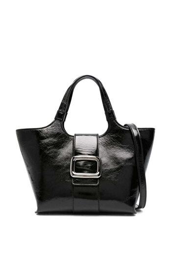 Roger Vivier Grand Vivier Choc Leather Mini Bag