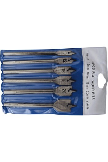 richmann exclusive Set 6 flat drill bits for wood 10-25 mm, Richmann