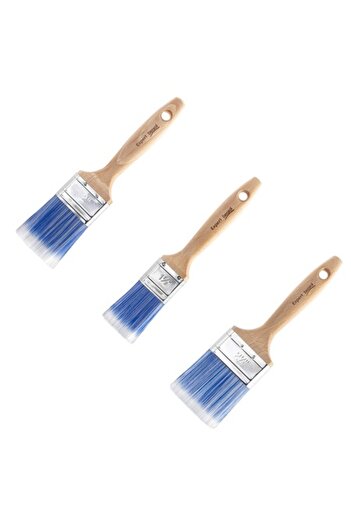 beorol Set 3 brushes for acrylic and latex paints, 38, 50, 63 mm, Expert
