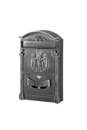 Strend Pro Mailbox, antique aluminum, 25.5x9x41 cm