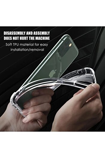 SOFAL Case for iPhone 14 Pro, Shockproof Clear Silicone, W215, Clear