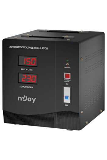 nJoy Voltage Stabilizer Alvis 3000, 3000VA/1800W, LCD Display