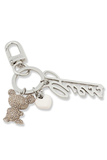 Guess Keyring Women's Gray Keychain Rw1802P5401-Sil