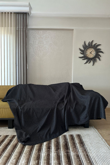 Sofline Velvet Chenille Sofa Cover, Non-Slip Couch Cover, Sofa Throw (180 X 220cm)