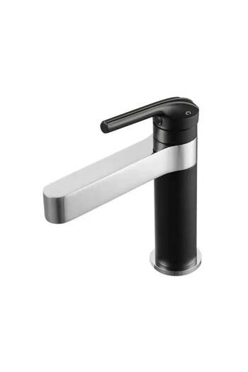 Alista Home Basin Faucet, Sanitary Brass, Black, OD/2019