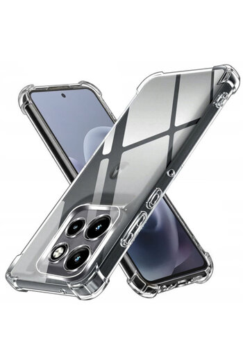 Techsuit Husa Motorola Moto G86 Power Shockproof Clear Silicone, transparenta