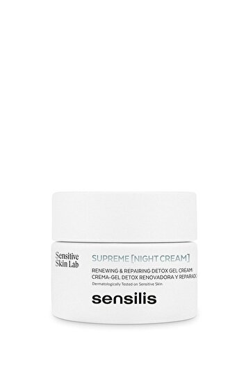 sensilis - Supreme Night Cream, Intensive Regeneration Care for Youthful Skin, Hydration Care, Regen