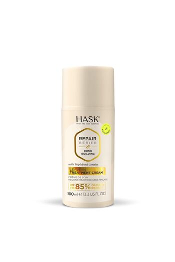 HASK Bond Building Leave-In Treatment Cream with TripleBond Complex & Argan Oil, Repairs Damage, Pre