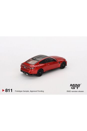 mini gt Model car BMW M4 Competition (G82), Sakhir Orange, 2024 (LHD) 1:64 MIniGT