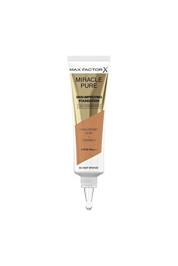 Max Factor Miracle Pure Skin Improving Foundation, Fb. 82 Deep Bronze