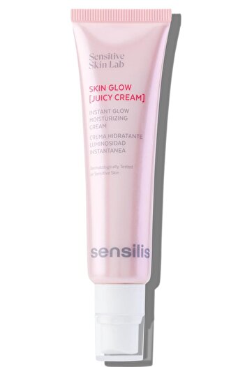sensilis Skin Glow Juicy Cream Moisturizing, Nourishing, and Brightening Treatment with Vitamin F, H