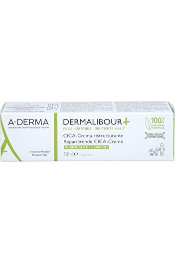 A-DERMA Dermalibour + Repairing CICA Cream, 50ml