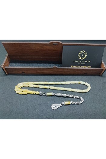 İskeçe Exclusive Silver Tassel with Wooden Gift Box 8.26 Gr. Kaliningrad Russian Rock Drop Certified 8554