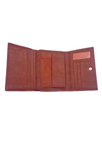 Magrot Women's Wallet, Leather, Magrot, Hassion Z001 Red