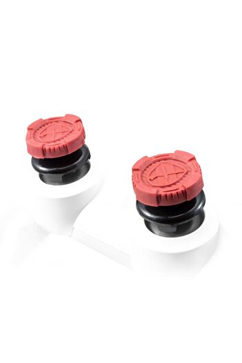 No branded KontrolFreek CoD World War II Grips (2) for PS5/PS4, Red