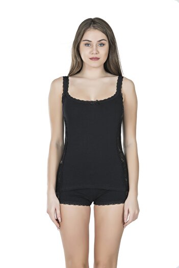 Findit Lace Tank Shorts Set 057