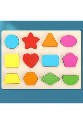 Picodino Puzzle lemn 3d Sortat forme geometrice