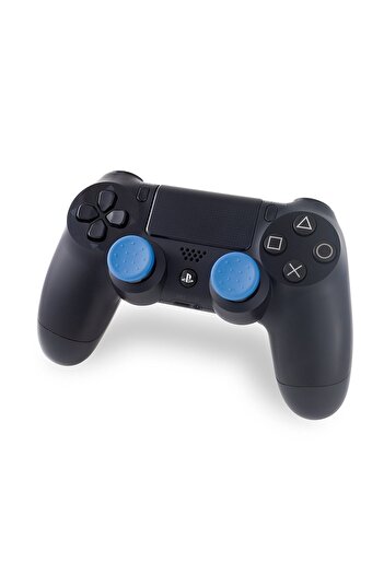No branded KontrolFreek Alpha Thumbstick Grips (2) for PS5/PS4, Blue
