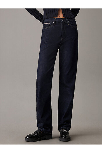 Calvin Klein Women's High Rise Straight Jean Pants