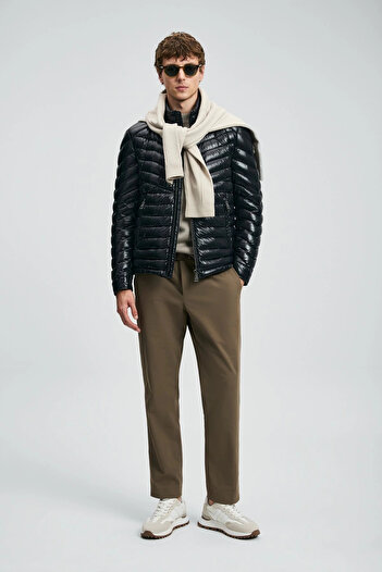 Lufian Luc Goose Feather Men's Coat Black