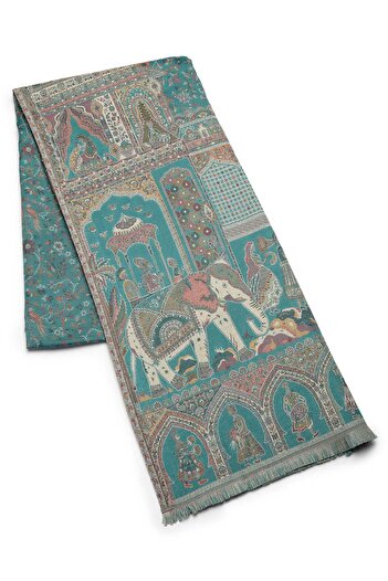 Avant-Garde Paris Kashmiri Jamawar Scarf