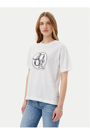 Joop Γυναικείο T-Shirt 10012195 30046236 Εκρού