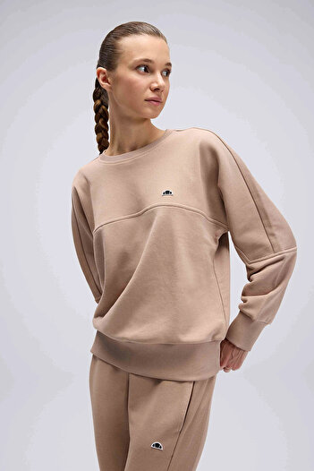 Ellesse Βαμβακερό μπλουζάκι με λογότυπο Regular Fit Crew Neck SWEAT EF567