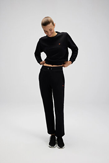 Ellesse Βαμβακερό παντελόνι με κανονική εφαρμογή και κανονική μέση, ίσιο πόδι, ΦΟΥΤΕΡ ΦΟΥΤΕΡ EF556
