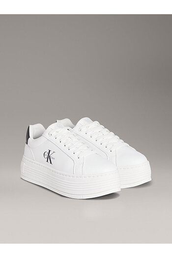 Calvin Klein Women's Bold Flatform Low Lace Sneaker