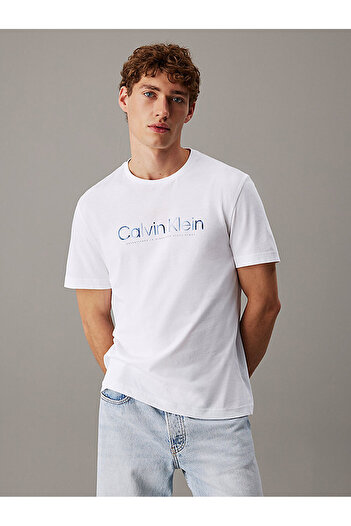 Calvin Klein Men's Satin Bonded Logo T-Shirt