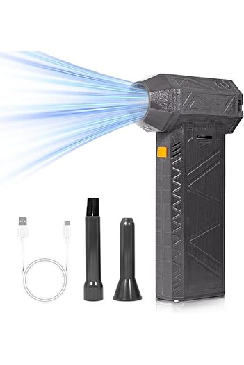 Generic Compressed Air Duster — 130,000 RPM Cordless Electric Blower with 8000mAh Battery, Slide-Speed Con