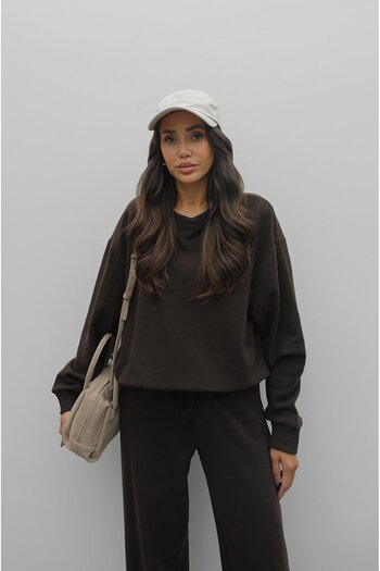 Havoş Brown Thessaloniki Knit Set