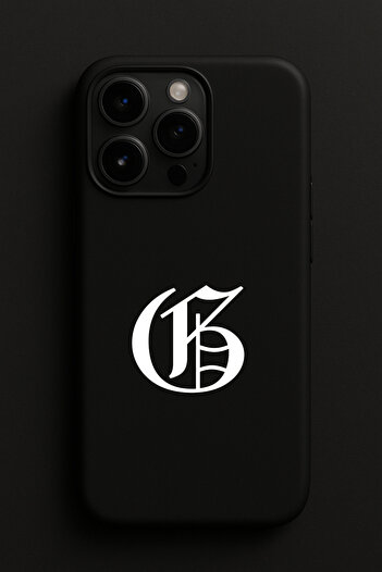 LinkConnect iPhone 11 Compatible Letter Pattern Printed Velvet Inside Launch Case
