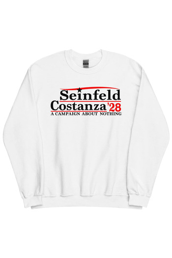 MAGORS Seinfeld Printed Cotton Long Sleeve Ribbed 3-Ply Circular Neck Sweatshirt
