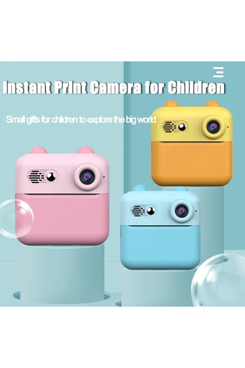 VALA Aparat foto copii cu functie de printare, Vala® A22, Blue