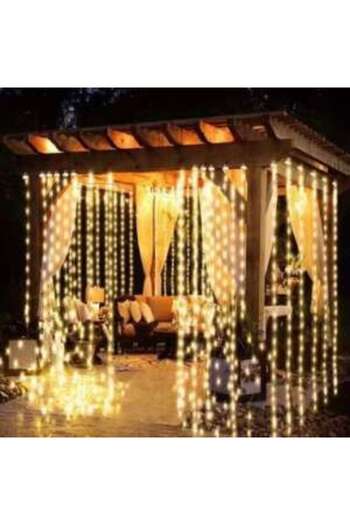 OEM Interconnectable Christmas Curtain Lights, Red, 3x3m, 352 LEDs, MCT-584RR