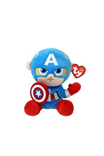 Mercaton PLUS TY 15CM BEANIE BABIES SOFT MARVEL CAPTAIN AMERICA