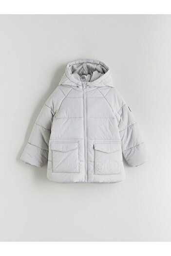 LC Waikiki Ozmarka New Season Hooded Lined Boys' Coat