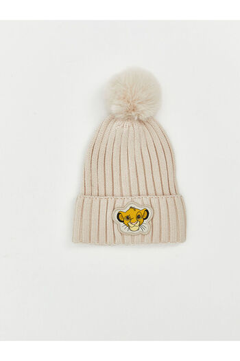 LC Waikiki İzr New Season Baby Boy Beanie with Lion King Figure