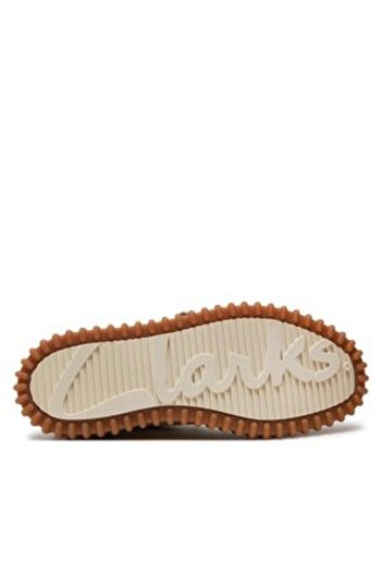 CLARKS Γυναικεία ημιμπότα μπεζ CLARKS-TORHILL BEE OFF WHITE LEA 26172085