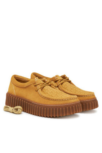 CLARKS Γυναικεία Μισά Παπούτσια Κίτρινα CLARKS-26181188 H38 ΧΡΥΣΟ ΤΑΜΠΕΡ ΣΟΥΕΝΤ