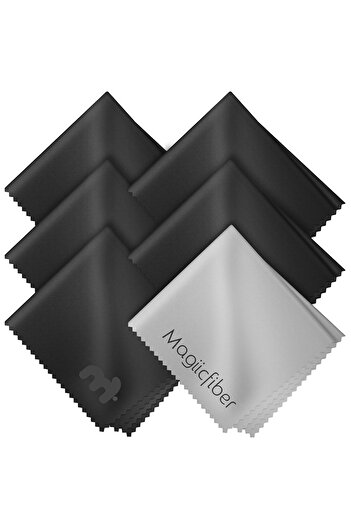 Choice1 6 PACK MagiicFiber Microfiber Cleaning Cloth, High-density Stripe-free Wipes, Soft and Efficient Pre