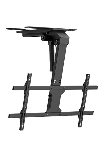 SERIOUX Suport TV de tavan motorizat TVM0748D, reglabil, 43"-86" (109cm-218cm), negru