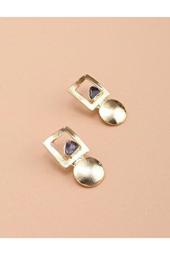 İLVİ Nash Anthracite Women's Earrings